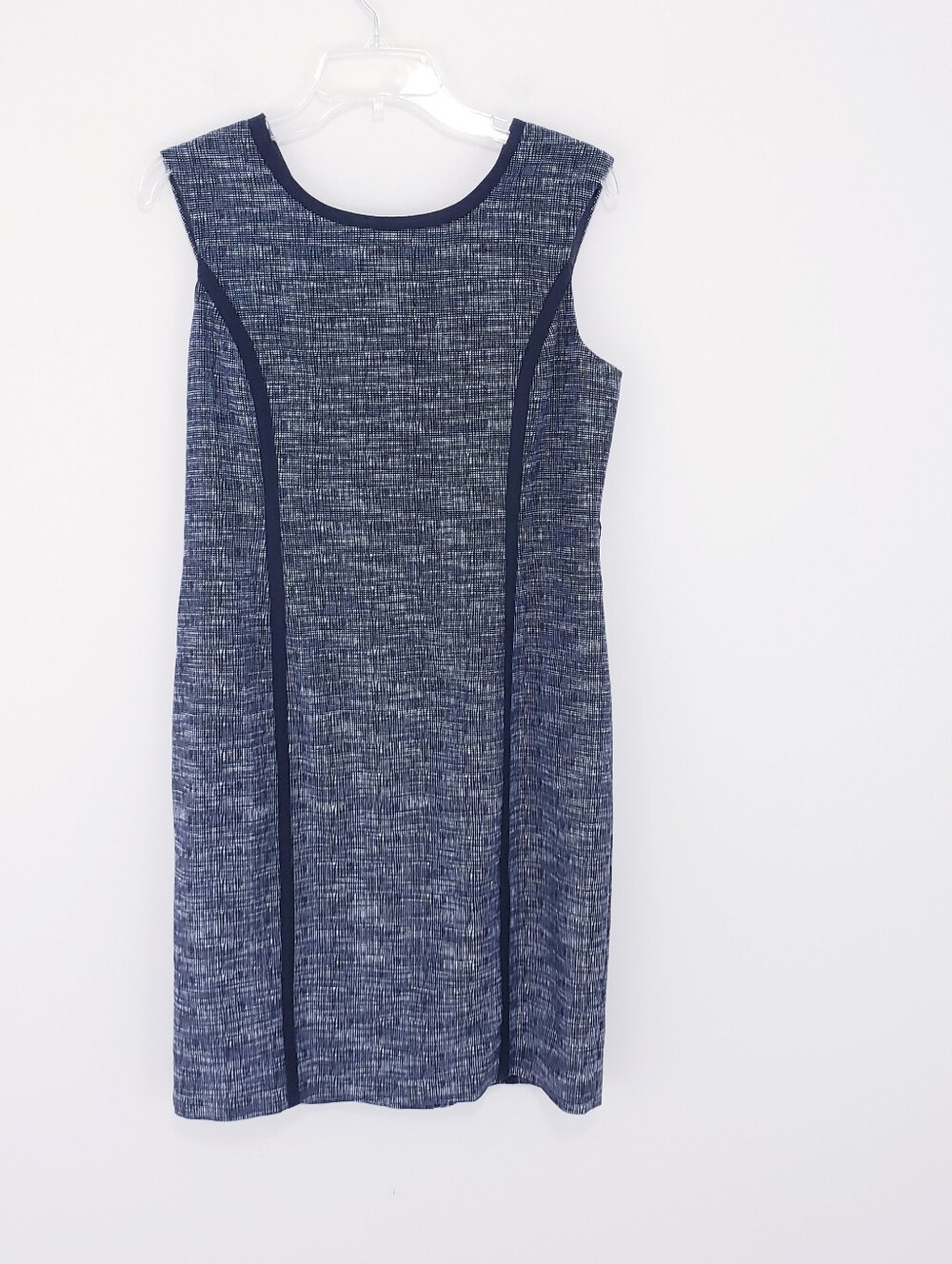 Gray Black Tweed Sleevess Career Dress Rafaella Studio Boss Babe 8 Petite 8P